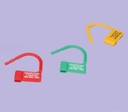 Health Care Logistics Health Care Logistics Heavy-Duty Padlock Seal UnNumbered Green Polypropylene 1 X 1-1/2 Inch - 7633-10