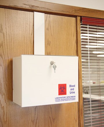 Health Care Logistics Over-the-Door Insulated Specimen Lock Box - 3737