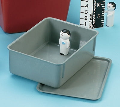 Health Care Logistics Nest and Stack Tote Red Fiberglass Reinforced Polyester 4-1/8 X 8-7/8 X 11-15/16 Inch - 5595R
