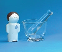 Health Care Logistics Pestle Hand Operated Clear - 3080