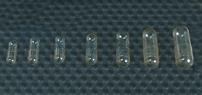 Health Care Logistics - Empty Gel Capsule Size 0, 1000 Capsules - 10123