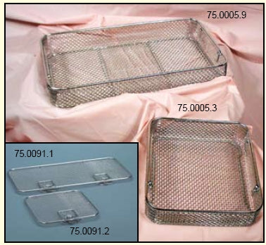 Healthmark Industries ProTech Wire Basket 2 X 9-1/2 X 9-5/6 Inch, Stainless Steel - 75.0005.3
