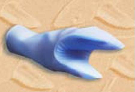 Healthmark Industries Shark Tooth Heat Mitts Heat Mitt Blue, Silicone - SLG-001