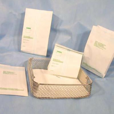 Healthmark Industries Sterilization Bag 2 X 5-1/2 X 13 Inch White Medical Grade Paper - PB5