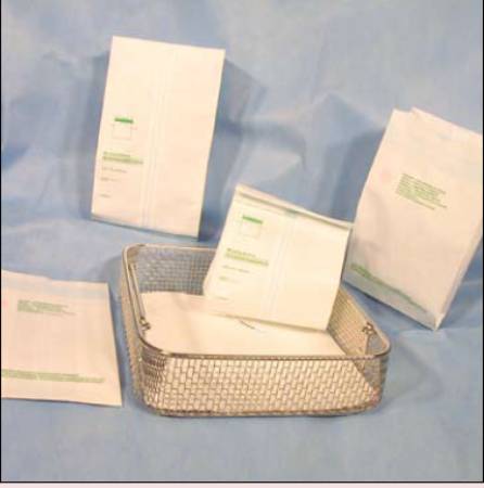 ProSys - Sterilization Bag Steam 2 X 3-1/2 X 6 Inch White Open End Paper - PB1