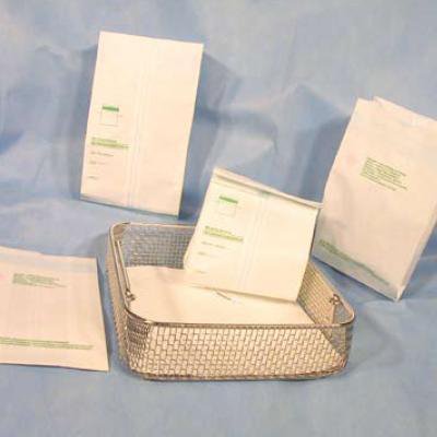 Healthmark Industries Sterilization Bag 3 X 5-1/2 X 10 Inch White Medical Grade Paper - PB4