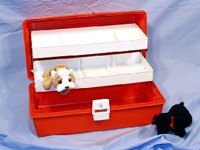 Healthmark Industries - Emergency Box Orange 16-1/2 L X 8-3/4 W X 7-1/2 H Inch - 1611-2 OR