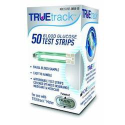 Trividia Health TRUEtrack Blood Glucose Test Strips 50 Test Strips per Box - 56151085050