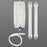 Hollister Urinary Leg Bag Kit Anti-Reflux Valve 900 mL Vinyl - 9655
