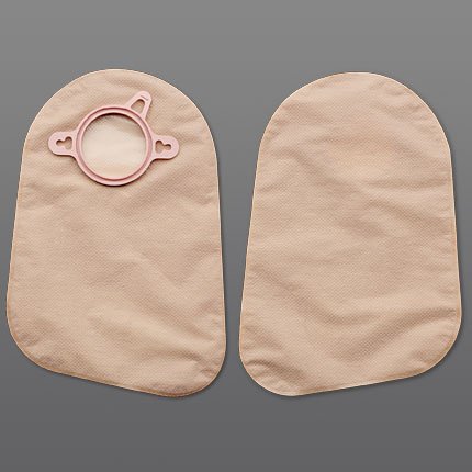 Hollister New Image Ostomy Pouch Two-Piece System 9 Inch Length Closed End - 18333