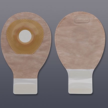 Premier - Ostomy Pouch One-Piece System 7 Inch Length, Mini 1-3/8 Inch Stoma Drainable Flat - 88735