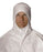 Safety Zone - Protective Hood One Size Fits Most White Pull On Closure - TY657SWH00010000