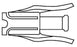 ICU Medical Locking Blunt Cannula Blunt Tip - 1195201