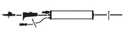 ICU Medical Inline Burette Set 18 Inch Tubing - 1242501