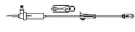 ICU Medical SECONDARY SET, W/CLAVE BONDED SPIROS 30" (50/CS) HOSPRA - 2012401