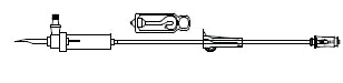 ICU Medical SECONDARY SET, W/CLAVE BONDED SPIROS 30" (50/CS) HOSPRA - 2012401