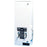 Saalfeld Redistribution Dual No. 1 Feminine Hygene Product Dispenser White Metal Vendor Turn Knob 15 Sanitary Napkins (No. 4 size box) / 25 Tampons Wall Mount - D1-25