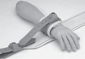 Humane Restraint Locking Bed Wrist Restraint  L-300 Lock 1-Strap - CBLWL-203