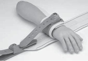 Humane Restraint - Locking Bed Wrist Restraint Humane Restraint L-300 Lock 1-Strap - CBLWL-203