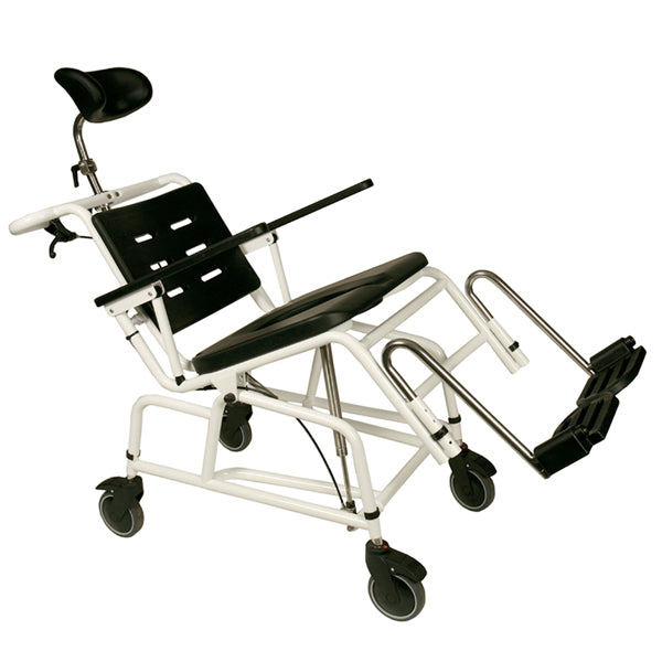 Handicare Combi Powered Tilt, Mobile Commode/Shower Chair, Complete with Toilet Rails and Charging Cable - 201942314