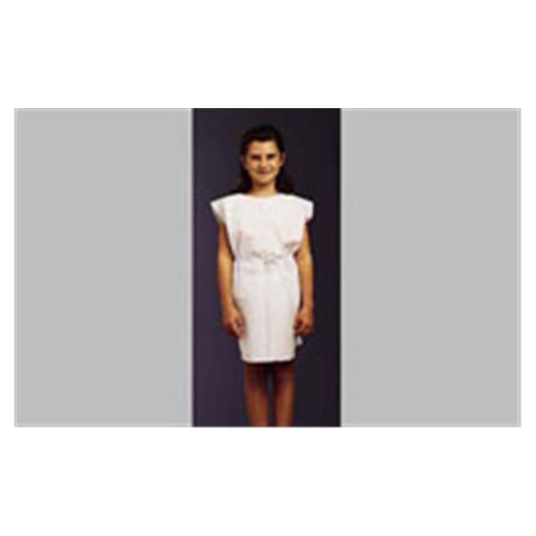 Tidi Products Gown Patient 21 In X 36 In White 50/Ca - 918516