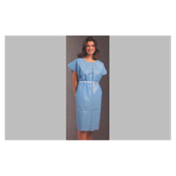 Tidi Products Gown Patient Fabricel 30 In X 42 In Blue 50/Ca - 918519
