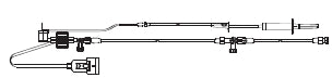 ICU Medical Pressure Monitoring Kit 48 Inch Primary Tubing, 12 Inch Extension Tubing, 3 ml / hr Intraflo Flush Device, Single Line, Microdrip Chamber, Disposable Transducer, Two 3 Way Stopcock Transpac IV - 425870405