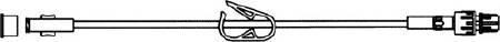 ICU Medical Extension Set 7 Inch Tubing 0.73 mL Priming Volume DEHP-Free - B1093
