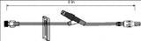 ICU Medical Extension Set 8 Inch Tubing 1 mL Priming Volume DEHP-Free - B9910
