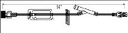 ICU Medical - Extension Set 14 Inch Tubing 4.2 mL Priming Volume DEHP-Free - B1019
