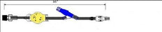 ICU Medical Extension Set 16 Inch Tubing 2.5 mL Priming Volume DEHP-Free - B9800