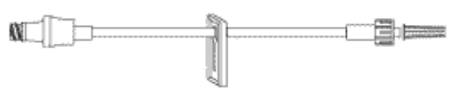 ICU Medical - Extension Set 7 Inch Tubing DEHP-Free - C2005-R