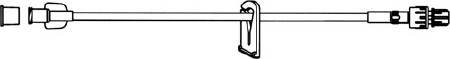 ICU Medical - Extension Set 6 Inch Tubing 0.24 mL Priming Volume DEHP-Free - B1057