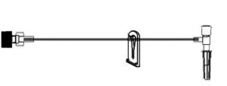 ICU Medical - Extension Set 4 Inch Tubing 0.33 mL Priming Volume DEHP-Free - B9005