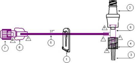 ICU Medical - Extension Set 38 Inch Tubing DEHP-Free - B9900-357