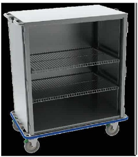 Cari-All Healthcare Closed Case Cart 26.5 X 41.75 X 45.25 Inch Cabinet Size, 27.5 X 47 X 54 Inch Overall Size - CCWB243754-2WSR