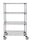 Cari-All Healthcare SHELVING UNIT, W/CASTERS 48'X24"X74" - B457CH