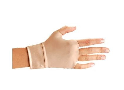 Occunomix International Occumitts Support Glove Fingerless X-Large Wrist Length Ambidextrous Nylon / Spandex - 450-6XL