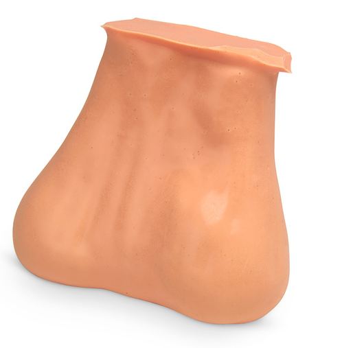 Nasco Testicle Model - 2 Lumps in Each Testicle Testicle Self-Exam Model Male 1-1/2 lbs. Biolike 2 Synthetic Tissue - SB41581