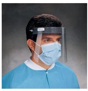 Op-D-Op ABS Face Shield Kit One Size Fits Most Full Length Antifog Reusable NonSterile - 408ABS-PK