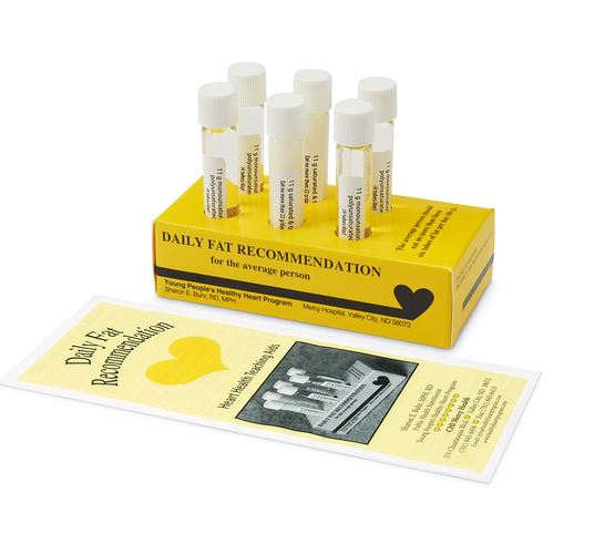 Nasco MODEL, TEST TUBE DISPLAY DAILYFAT RECOMMENDATION - WA22168R