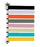 Omnimed Exam Room Signal Flag Wall Mount 3-Flag 4 Inch - 291733