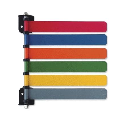 Omnimed Exam Room Signal Flag Wall Mount 4 Flags 1.13 X 4 Inch - 291734