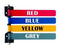 Omnimed Exam Room Signal Flag Wall Mount 4-Flag 4 Inch - 291734