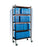 Omnimed Omnicart Chart Rack Steel 18 X 36 X 61 Inch 4 Shelves Beige - 260003-WG