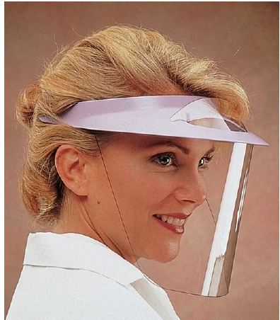 Op-D-Op ABS Face Shield Kit Large Full Length Antifog Reusable NonSterile - 408-BL-L