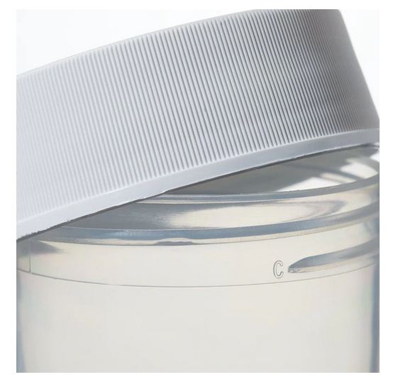 Fisher Scientific Thermo Scientific Nalgene Jar Straight Sided, Wide Mouth Polypropylene Copolymer 125 mL - 1181510C