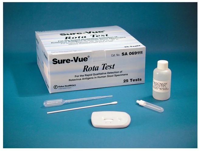 Fisher Scientific Sure-Vue Membrane-based Immunogold Assay Control Kit Rotavirus Test Positive / Negative Level 2 X 1 mL - SA069101