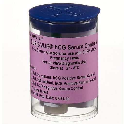 Fisher Scientific Sure-Vue Reproductive Endocrinology Assay Control Kit hCG Test 3 Levels 3 X 5 mL - SA087712