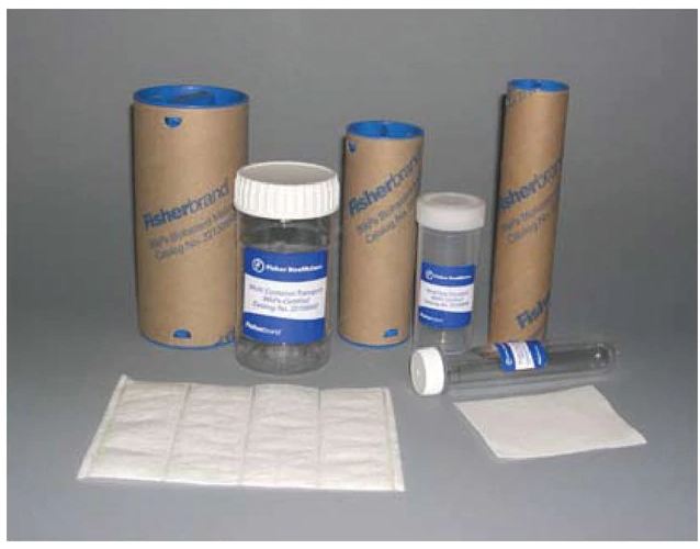 Fisher Scientific Specimen Mailer 2.1 X 4.75 Inch 4 Tubes For Slide Specimens, Fecal Transport Vials, Test Sample Containers - 22130540